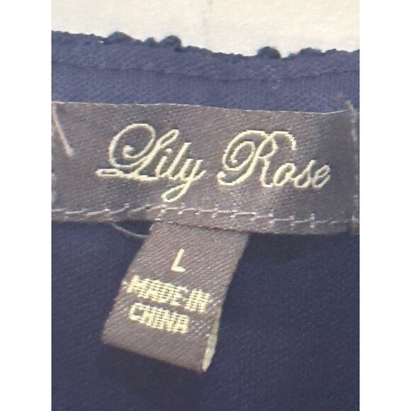 Y2K Beachy Blue Boho Maxi Dress Womens L Festival 90s Flowy Crochet Summer Sexy - Picture 4 of 8